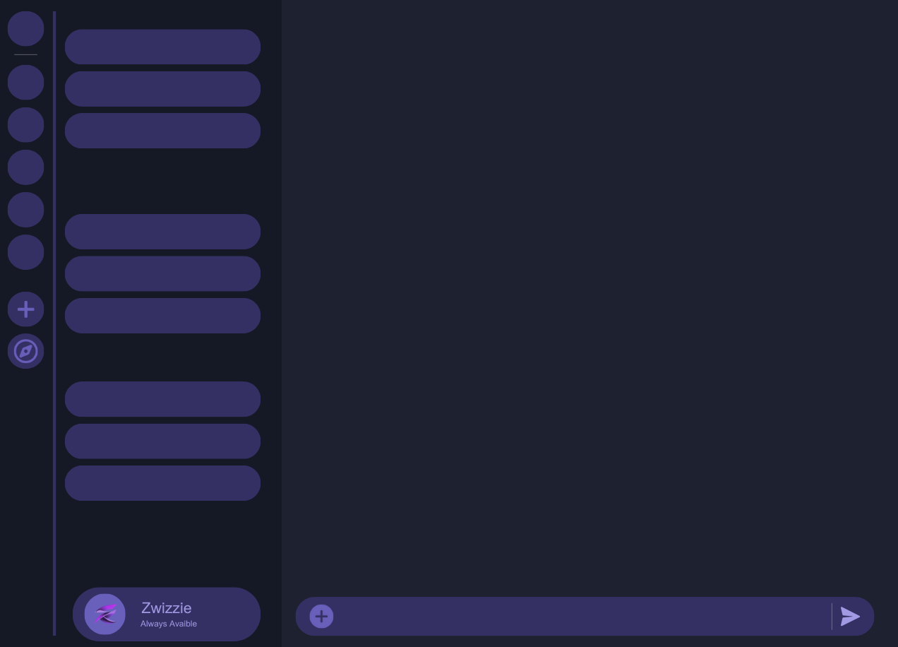 Chat bot UI window